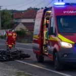Locul accidentului rutier care a lăsat un motociclist în stare gravă lângă Păuca
