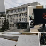 Colaj ilustrând atacul cibernetic asupra ANCPI care a blocat sectorul imobiliar românesc.