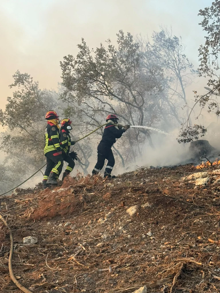 Pompierii români continuă lupta cu incendiile de vegetație din sudul Franței