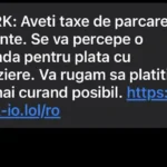 Nou val de escrocherii la Sibiu: Poliția avertizează asupra mesajelor frauduloase cu „taxe de parcare”