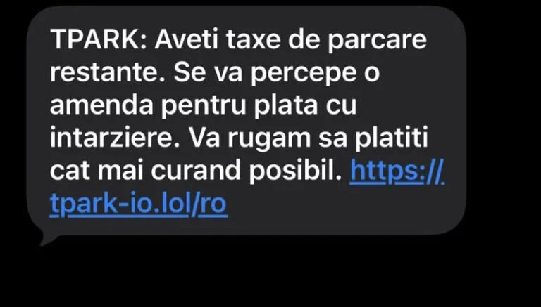 Nou val de escrocherii la Sibiu: Poliția avertizează asupra mesajelor frauduloase cu „taxe de parcare”