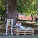 Peisaj rural caracteristic zonei Hoghilag, cunoscută ca Tărâmul Tuberozelor.