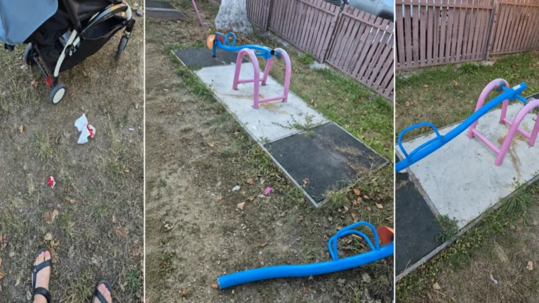 Copil de 5 ani, rănit de un balansoar rupt în parcul din Cisnădioara. Localnicii avertizaseră Primăria că locul de joacă este nesigur