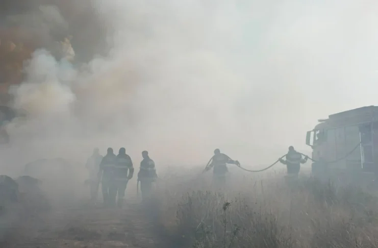 ISU Sibiu a stabilit cauza probabilă a incendiului devastator de pe Valea Avrigului. Focul deschis a pârjolit 60 de hectare!