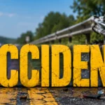 Mașină răsturnată după accident rutier în apropiere de Amnaș, în ziua a patra