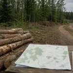 Fond forestier din zona Slimnic, legat de ancheta pentru transport ilegal de lemn