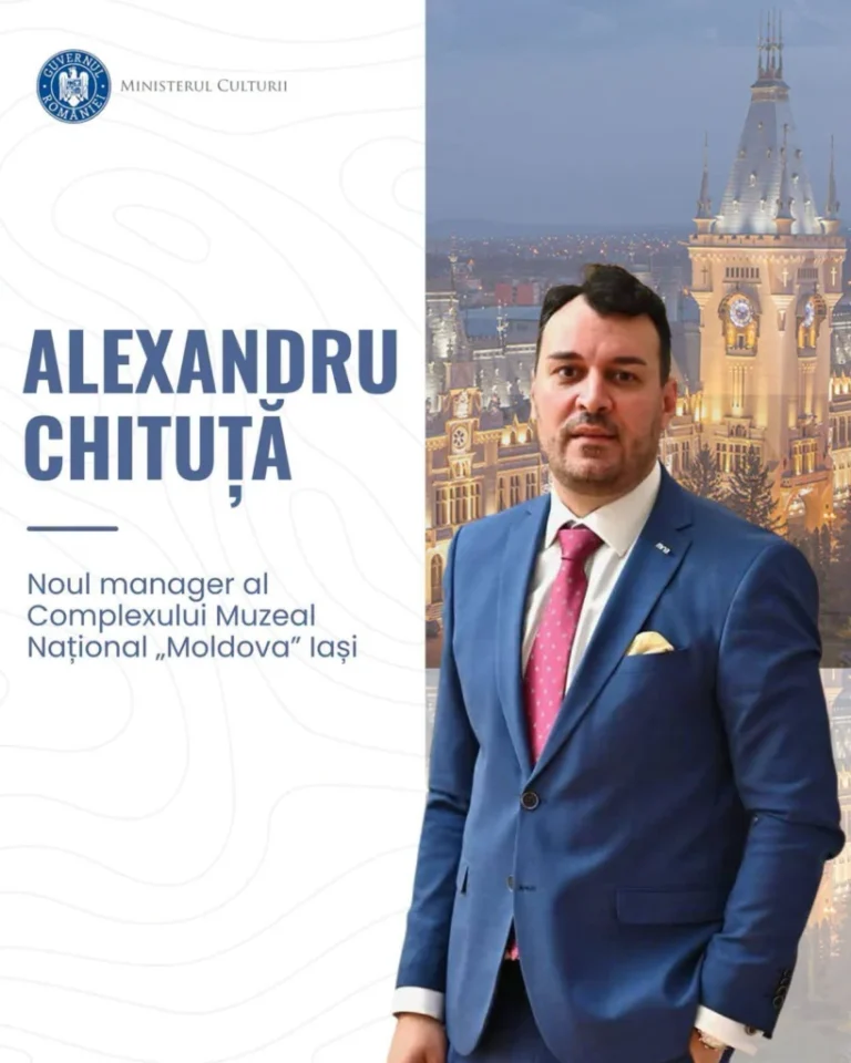 Sibianul Alexandru Chituță preia conducerea Palatului Culturii din Iași. Fostul manager al Muzeului Brukenthal a fost înlocuit în 2025 de ministrul PSD Natalia Intotero
