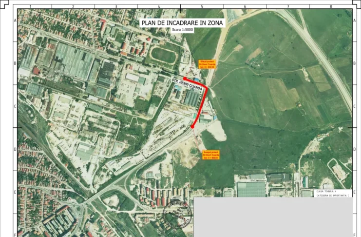Strada Henri Coandă din Sibiu va fi lărgită. Primăria plătește 1,93 milioane de lei pentru o bandă suplimentară