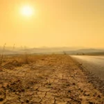 Harta meteo cu cod galben de caniculă afișată pe județul Sibiu, temperaturi extreme