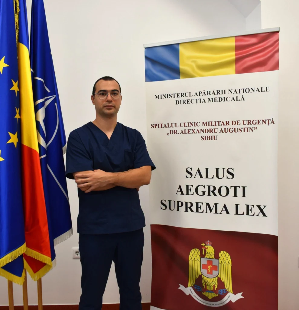Medic chirurg specialist care s-a alăturat recent echipei Spitalului Militar din Sibiu.