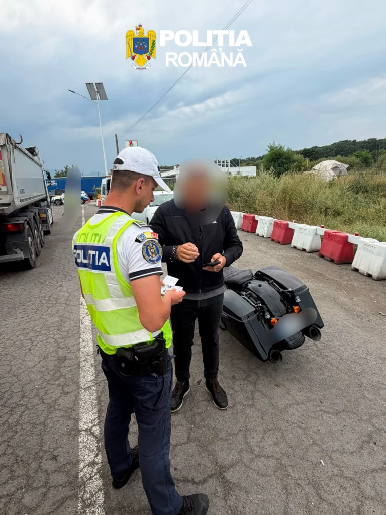 Control de viteză ROADPOL SPEED pe un drum principal din județul Sibiu