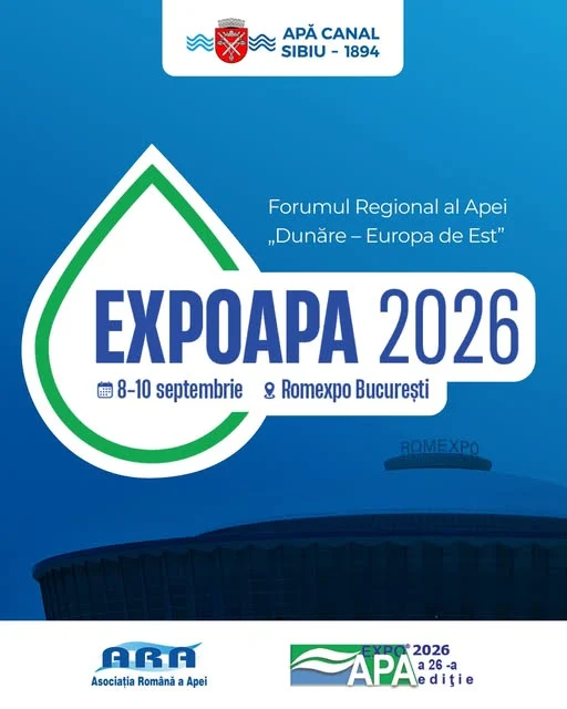 Participanți și standuri la ExpoApa 2026, cel mai important eveniment pentru apa și canalizarea din România.