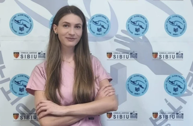 De la SMURD la ATI: Povestea Cosminei Achim, medic rezident la Spitalul Județean Sibiu!