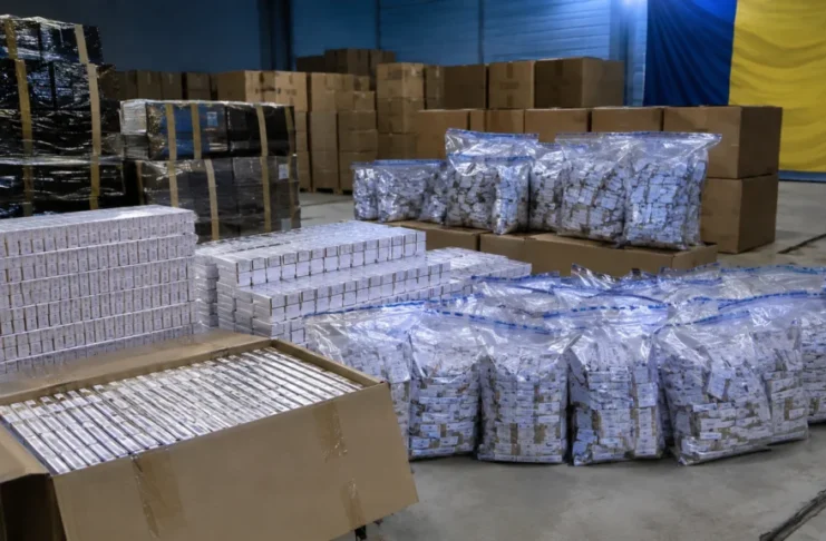 114.220 de țigarete fără marcaje legale. Condamnare cu suspendare și confiscarea a peste 50.000 de țigarete