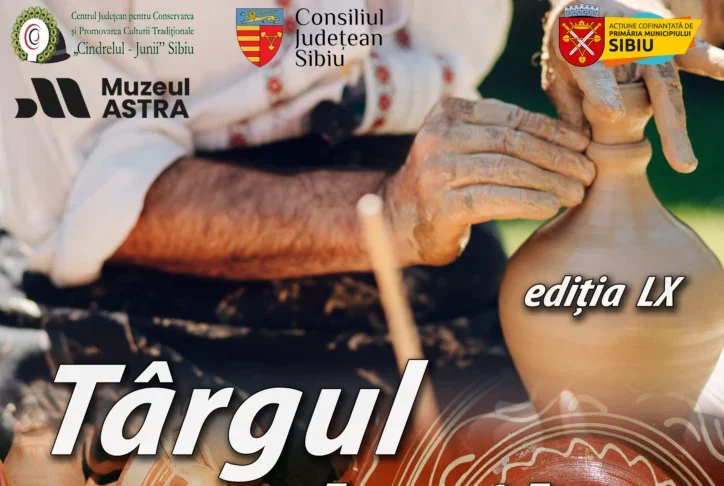Târgul Olarilor revine în Piața Mare din Sibiu. Aproximativ 100 de meșteri vor participa la ediția aniversară cu numărul 60