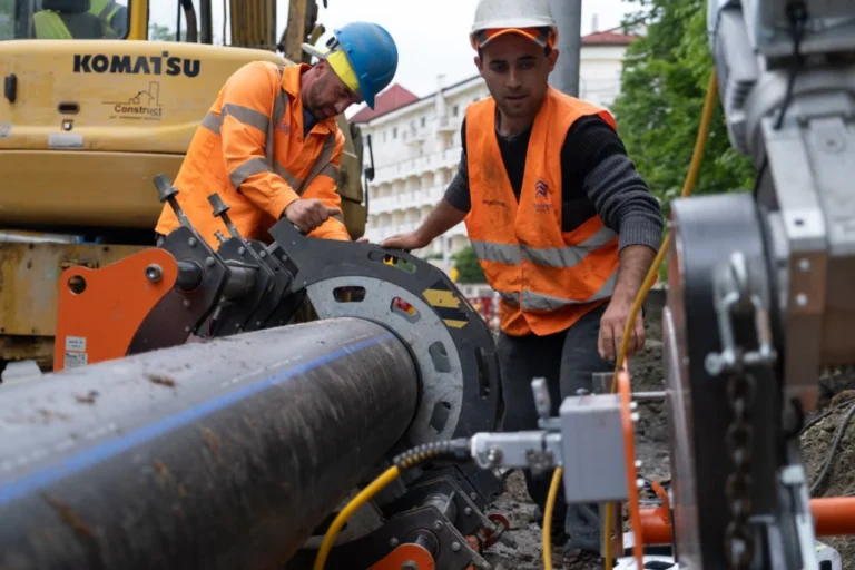 Lucrările la rețelele de apă și canalizare din Sibiu avansează. Zona 1 a ajuns la 80% execuție