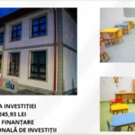 Interiorul grădiniței cu program prelungit din Sadu, clasă luminoasă și colorată