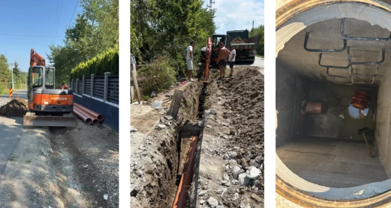 Rețelele de gaz și canalizare avansează în Tocile. Peste 48 de milioane de lei, valoarea cumulată a investițiilor