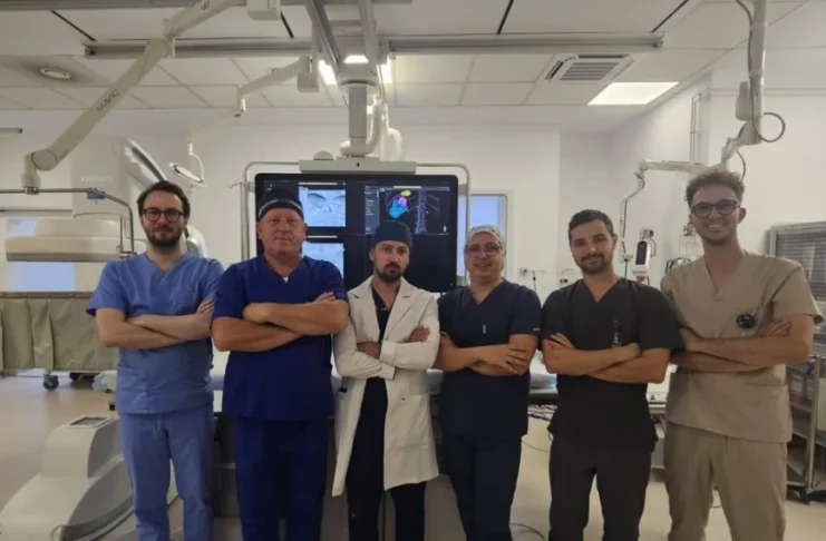 Premieră medicală la Spitalul Județean Sibiu. Prima procedură DSM-TACE din județ, pentru tratarea unui pacient cu cancer hepatic