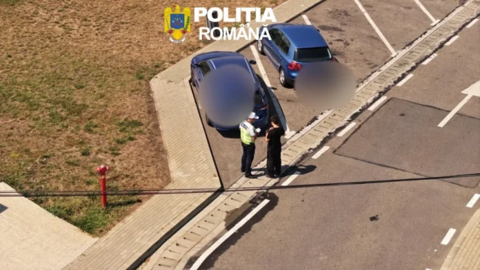 Șofer controlat de polițiști în cadrul raziei pe autostrada A1