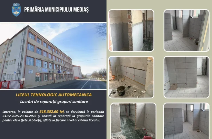 Școlile din Mediaș, pregătite pentru începerea noului an școlar. Ce lucrări a făcut Primăria