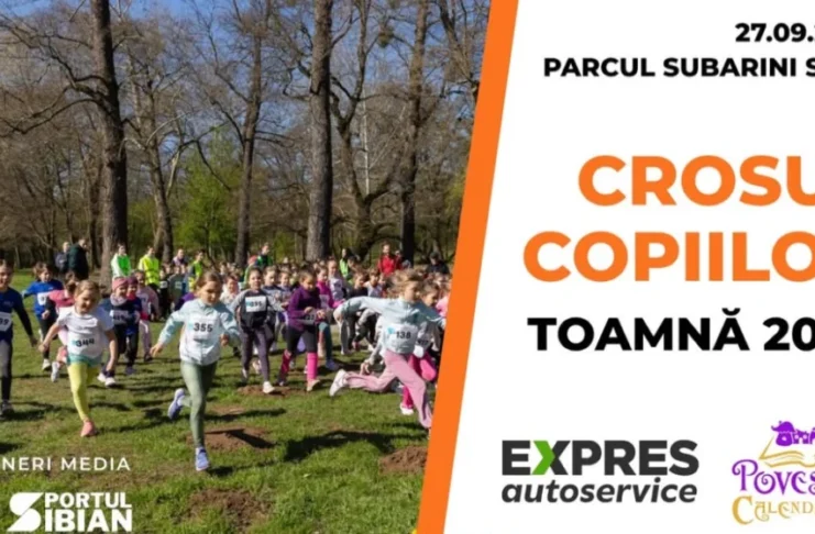 S-a dat startul înscrierilor la „Crosul Copiilor Sibiu”. Ediția din acest an aduce și o tombolă cu premii pentru alergători!