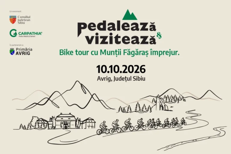 „Pedalează și Vizitează”, un nou eveniment de cicloturism în județul Sibiu. Traseu de 60 de kilometri, cu plecare din Avrig