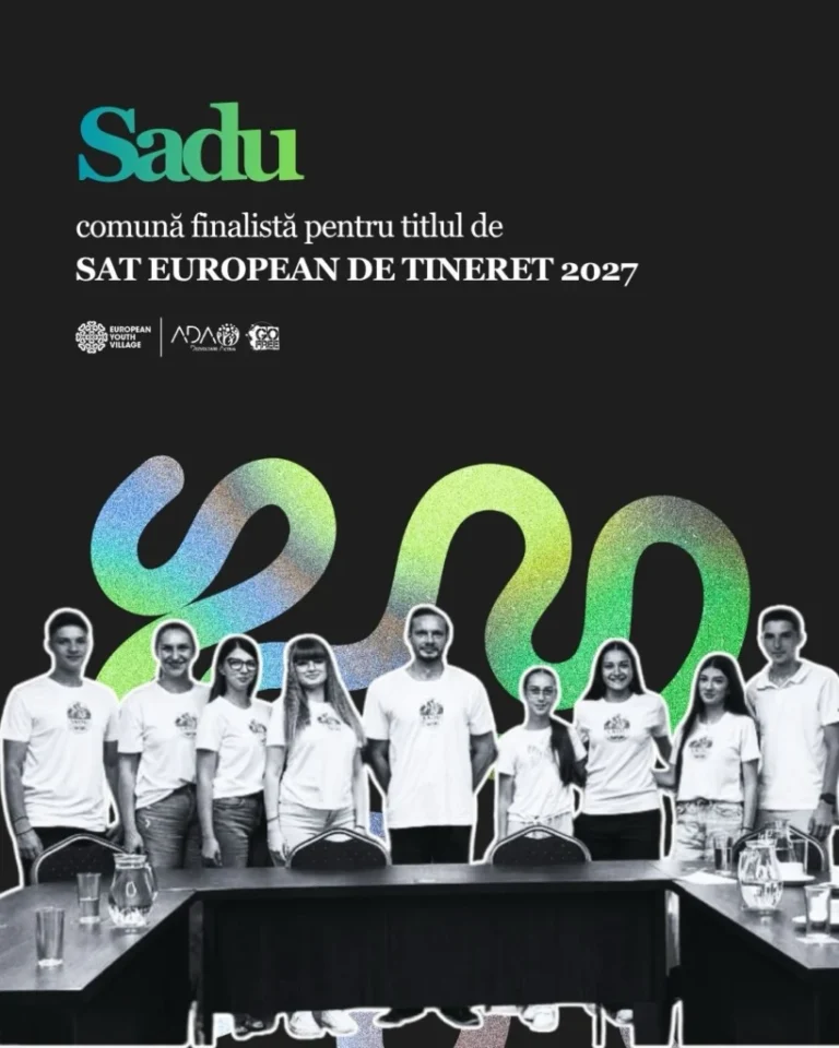 Comuna Sadu, în finala pentru titlul „Sat European de Tineret 2027”