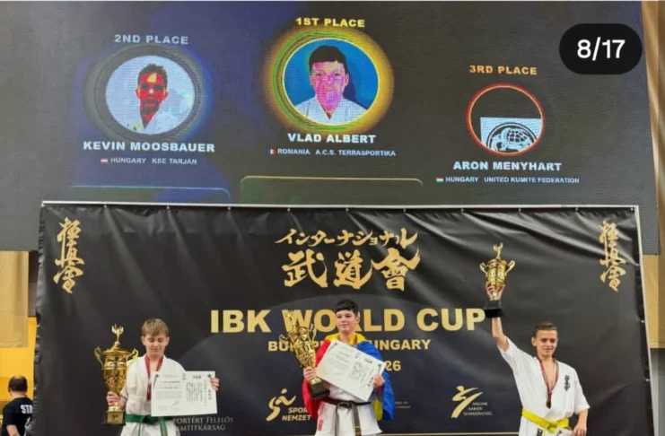 Succes remarcabil pentru ACS Terrasportika la Budapesta. Sportivii sibieni au dominat podiumul!