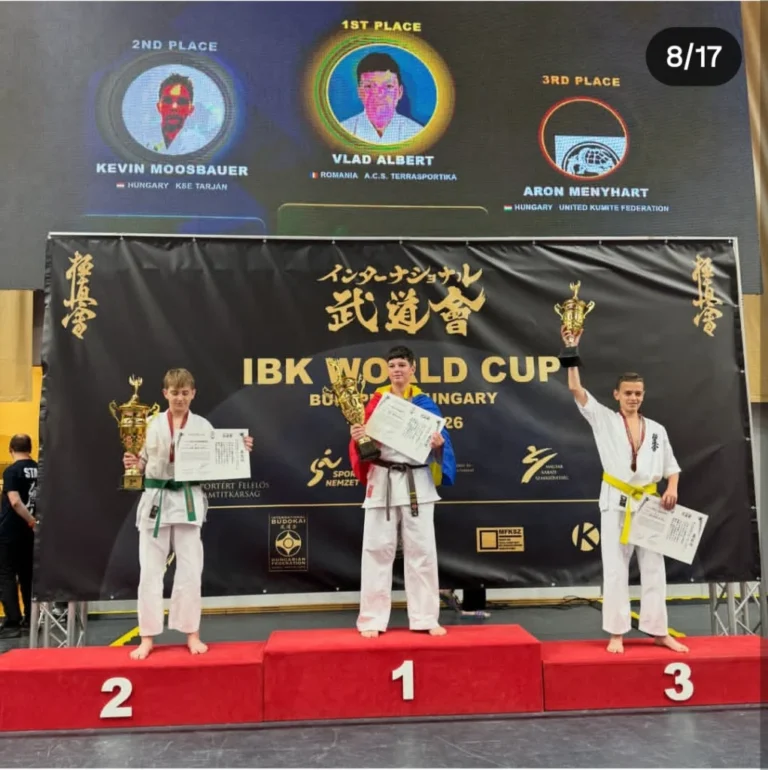 Succes remarcabil pentru ACS Terrasportika la Budapesta. Sportivii sibieni au dominat podiumul!