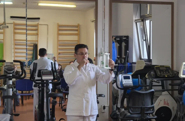 Sibienii au învățat exerciții de respirație la Spitalul de Pneumoftiziologie