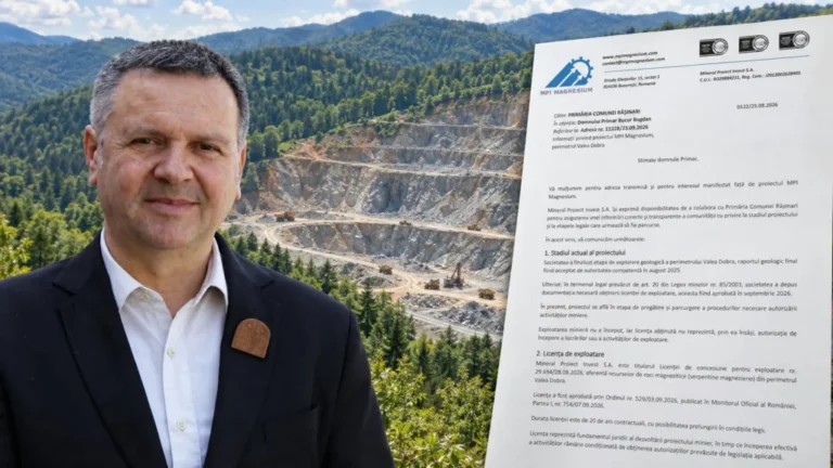 MPI confirmă că a cerut certificat de urbanism pentru deschiderea carierei de la Valea Dobra. Documentele integrale ar putea rămâne confidențiale