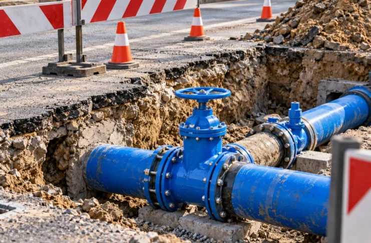 Lucrări la rețeaua de apă de pe strada Viitorului. Presiune scăzută și întreruperi în mai multe zone din Sibiu