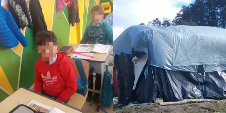 Doi copii din Brădeni trăiesc într-o colibă fără căldură. O profesoară strânge bani pentru a le cumpăra o rulotă!