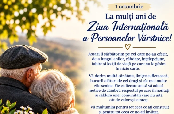 Casa Județeană de Pensii Sibiu, mesaj de Ziua Internațională a Persoanelor Vârstnice: „Respect și recunoștință pentru contribuția lor la comunitate”