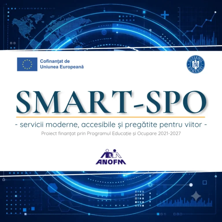 AJOFM Sibiu scoate la transfer șase posturi în cadrul proiectului SMART SPO
