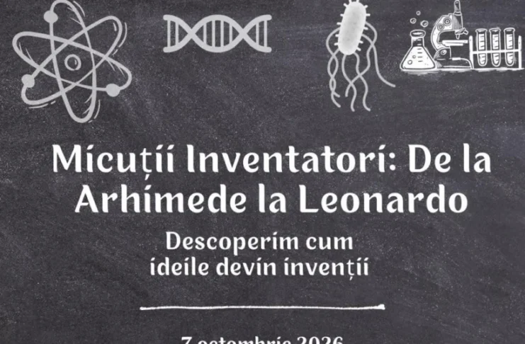 Atelier pentru micii inventatori, la Sibiu: de la Arhimede la Leonardo da Vinci