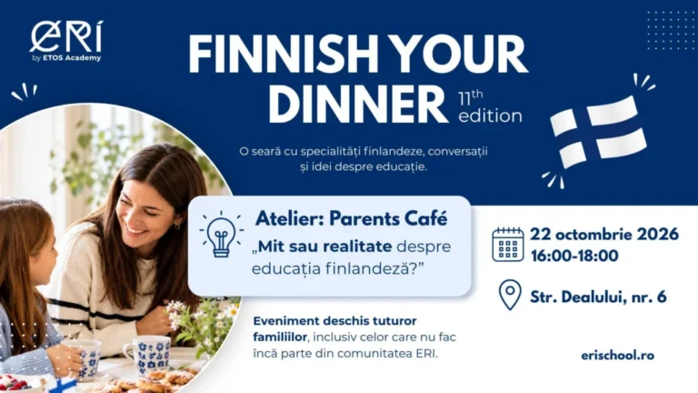 Finnish Your Dinner revine la Sibiu. Educația finlandeză, între mit și realitate, la ERI