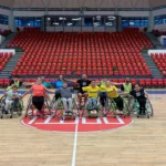 Echipa Zburătorii Sibiu la baschet în scaun rulant înainte de startul noului sezon