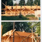 Biserica de lemn Sibiu, construită de meșteri maramureșeni, cu acoperiș din șindrilă și turn clopotniță