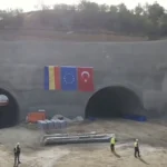 Captură de ecran din octombrie 2026 cu stadiul lucrărilor la tunelul Boița 1, secțiunea Boița–Cornetu