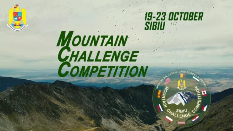 Competiție militară internațională în Munții Făgăraș și zona Săliște. 12 echipe de cadeți din 9 țări participă la Mountain Challenge Competition 2026