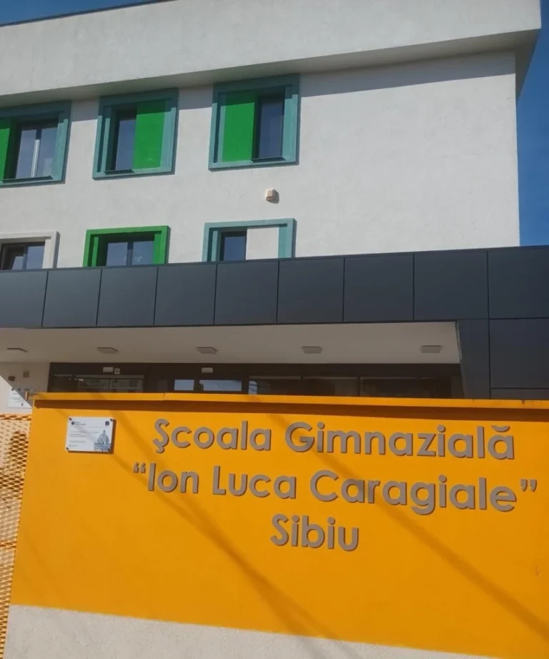 Școala Gimnazială „Ion Luca Caragiale” din Sibiu, centru afiliat Oxford Test of English. Elevii pot obține certificări internaționale la limba engleză