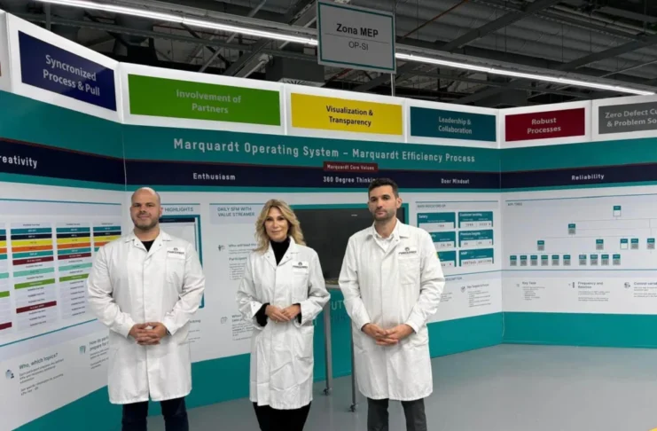 Raluca Turcan, după o vizită la Marquardt Sibiu: Prețul energiei și lipsa de predictibilitate, printre principalele probleme ale industriei