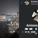 O femeie verifică notificări primele pe Facebook de la un cont suspect.