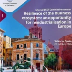 Daniela Cîmpean la o conferință în Valencia, discutând despre o Europă competitivă bazată pe regiuni puternice.