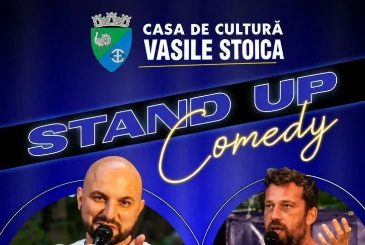 Spectacol de stand-up comedy la Avrig, pe 20 noiembrie. Marius Gheorghiu și Cristi Voicu urcă pe scenă. Intrarea este liberă