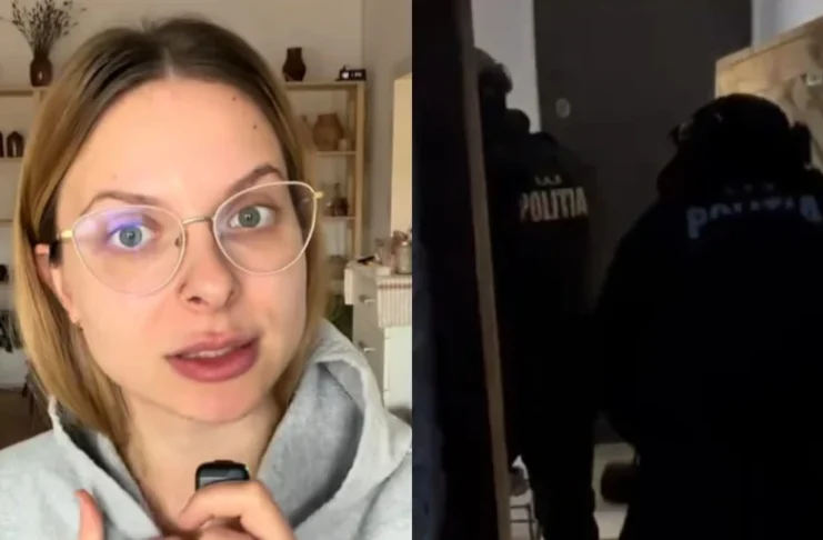 Percheziții în cazul femeii filmate la o cabană. Polițiștii au ridicat mai multe dispozitive electronice!