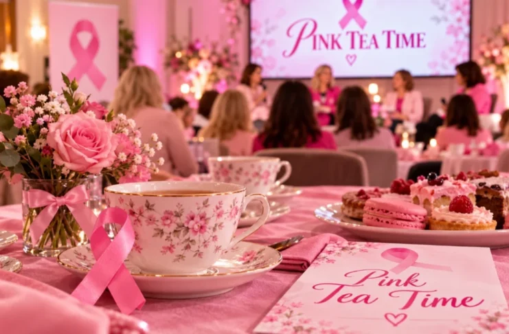 „Pink Tea Time”, o seară dedicată sănătății, empatiei și solidarității între femei, la Sibiu