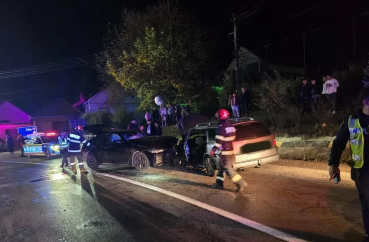 Accident în Șeica Mare: Două persoane au ajuns la spital!